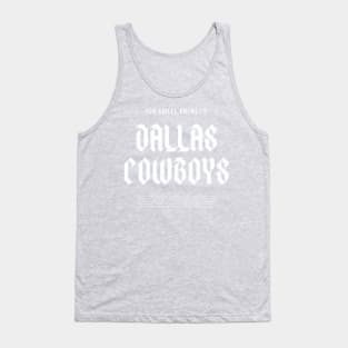 DALLAS COWBOYS BLUE AND SILVER TEAM Tank Top